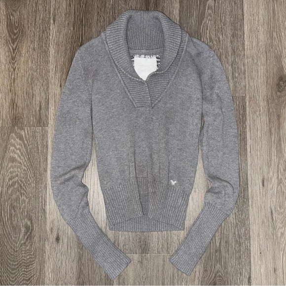 American Eagle Outfitters Sweaters - AMERICAN EAGLE VINTAGE Y2K BABY DOLL KNIT SWEATER